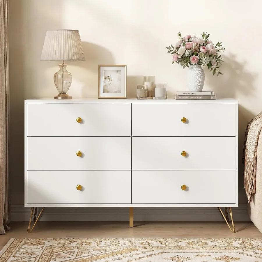 Commode blanche à 6 tiroirs po - Storage avis et prix