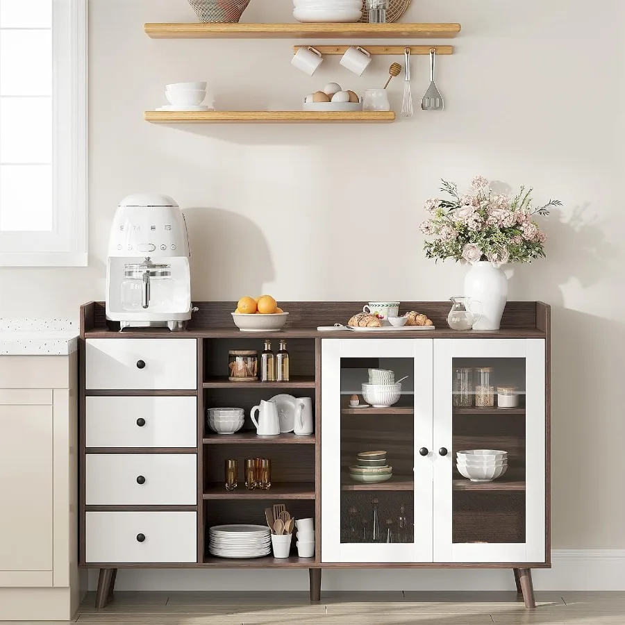 Buffet à portes vitrées pour s - Storage avis et prix