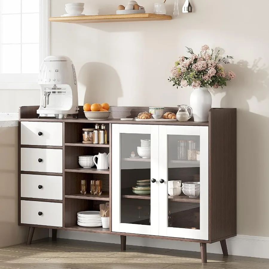 Buffet à portes vitrées pour s - Storage avis et prix