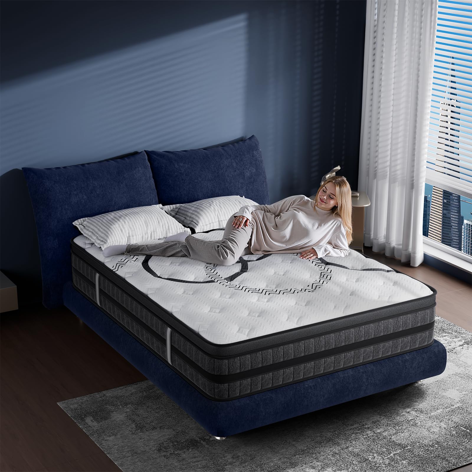 Matelas Queen 12 pouces, matel - Memory Foam Mattress In A Box Queen avis et prix