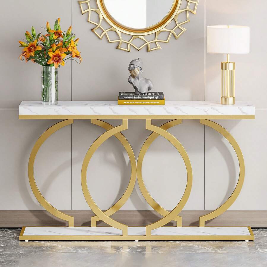 Table console moderne dorée en - Sofas avis et prix