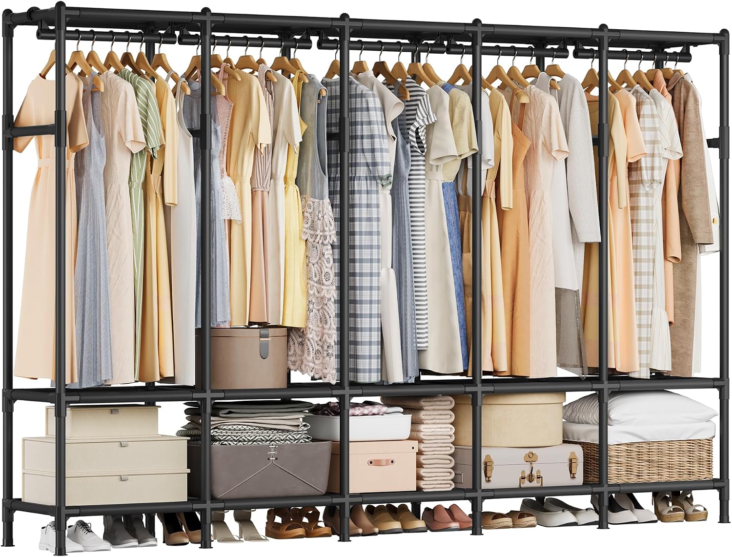 Armoire portable de 83,5 pouce - Wardrobe Closet Portable Fabric Cover avis et prix